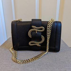 Express Snake Buckle Chain Strap Shoulder Purse